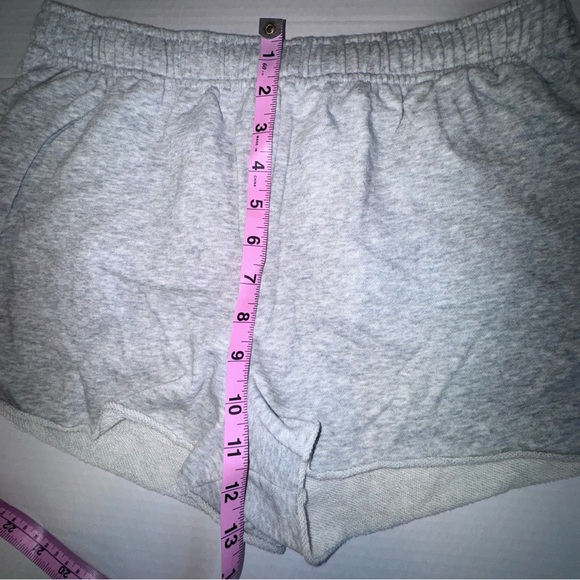 No Boundaries Gray Lounge Shorts Women’s Medium Elastic Waist Cozy Casual - Picture 7 of 11